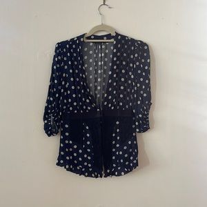 ICONS polka dot top